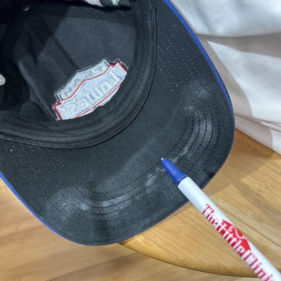 Chase Jimmy Johnson Racing NASCAR Hat Cap Lowes 48 Black Multi Patches strapBack - Picture 9 of 10